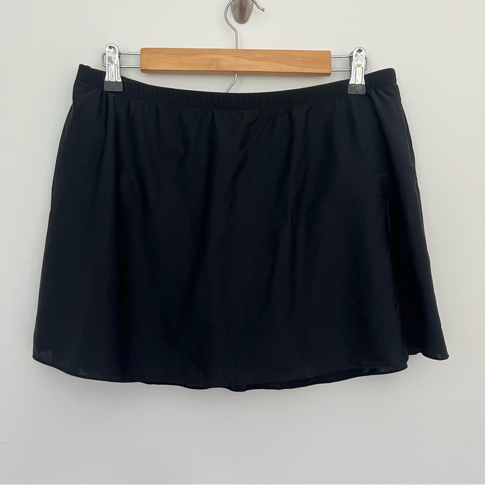 Slimshaper Women’s Bathing Suit Skirt Bottom Missy Sz 16 in Black